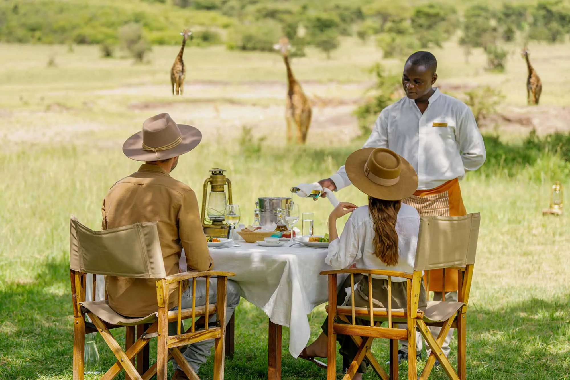 Couple photography session on safari