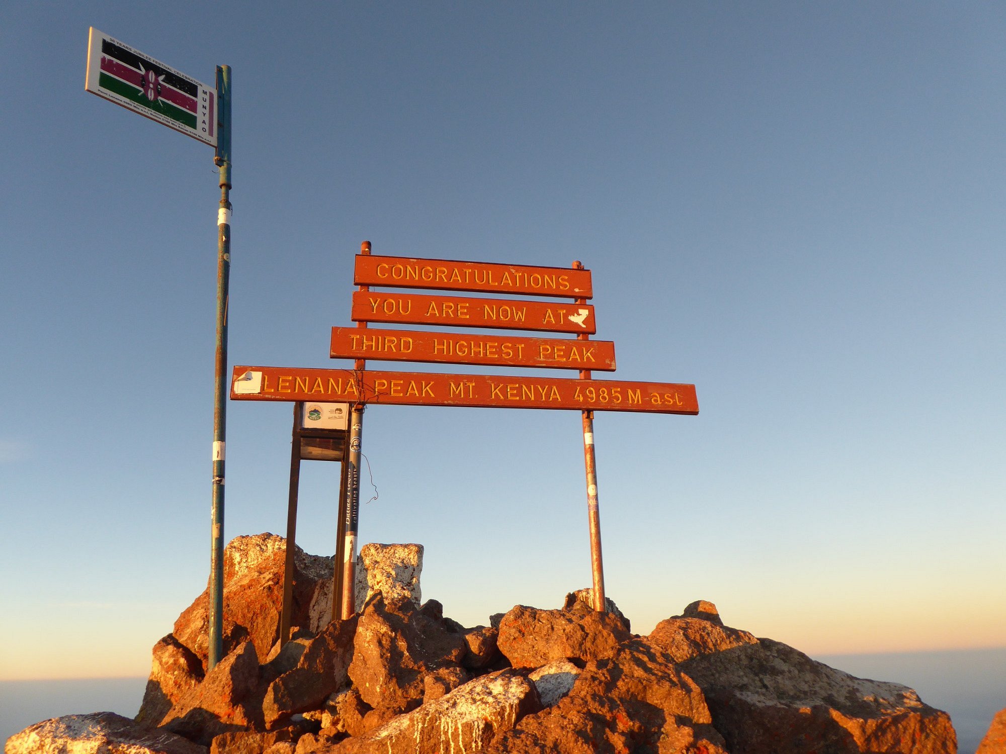 Lenana peak