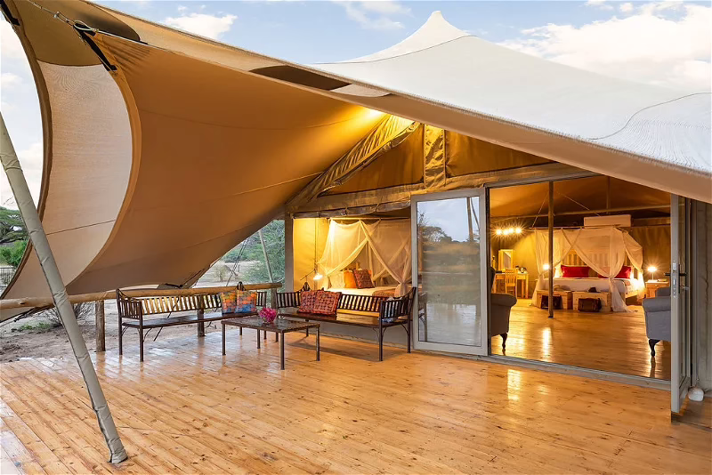 tented luxury camp