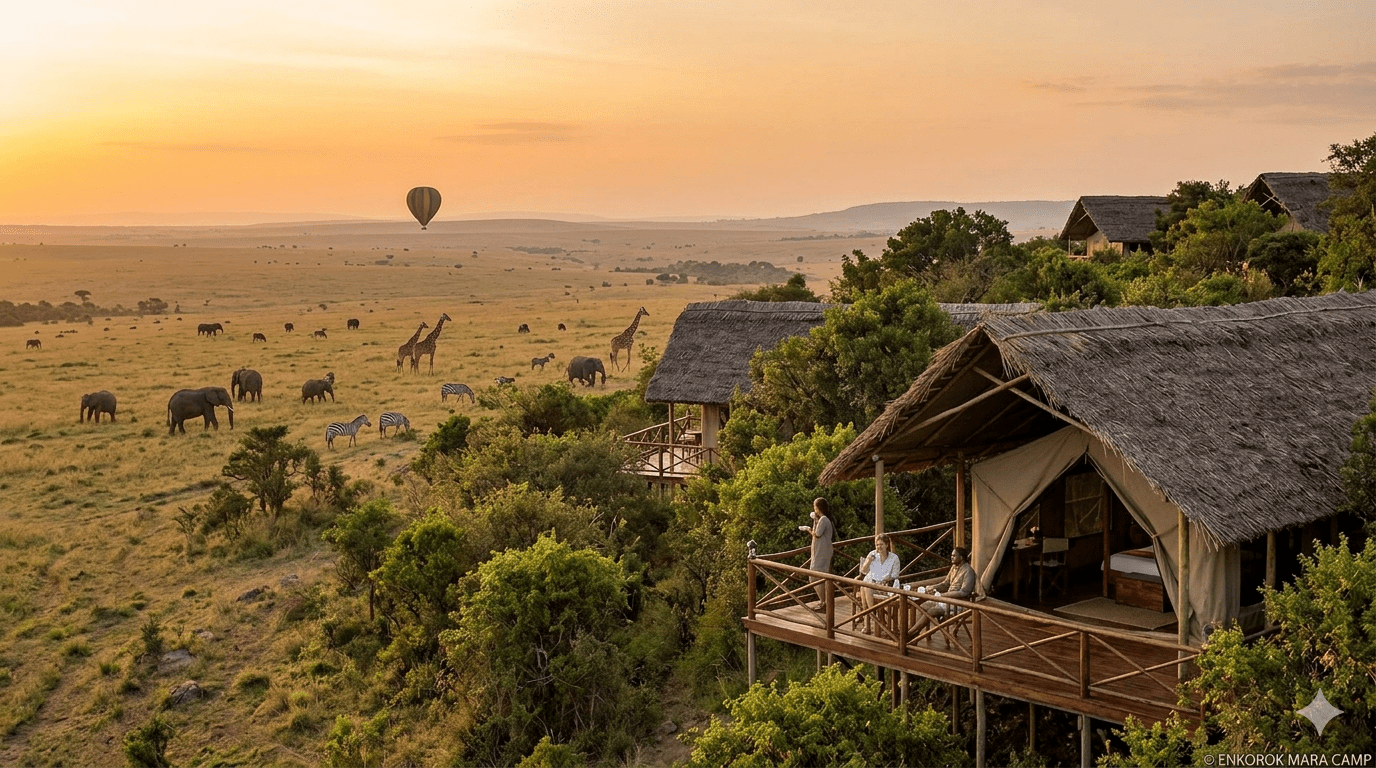 Enkorok Mara Camp accommodation in Maasai Mara Kenya